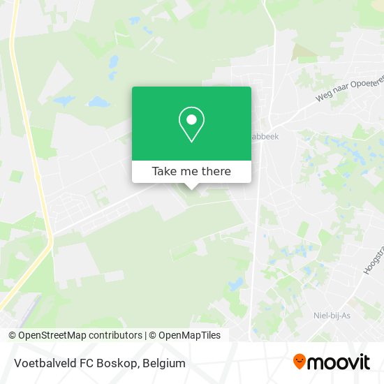 Voetbalveld FC Boskop plan
