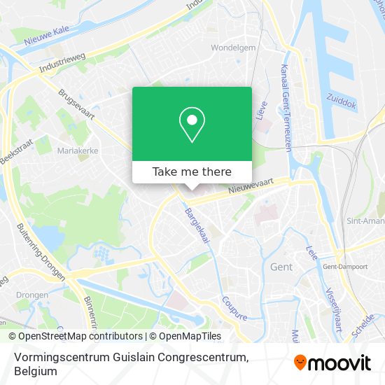 Vormingscentrum Guislain Congrescentrum map