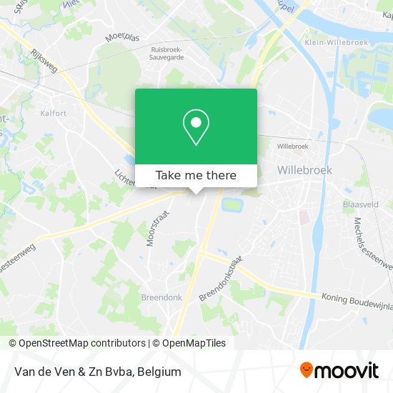 Van de Ven & Zn Bvba plan