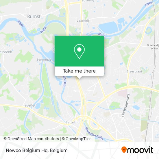 Newco Belgium Hq map