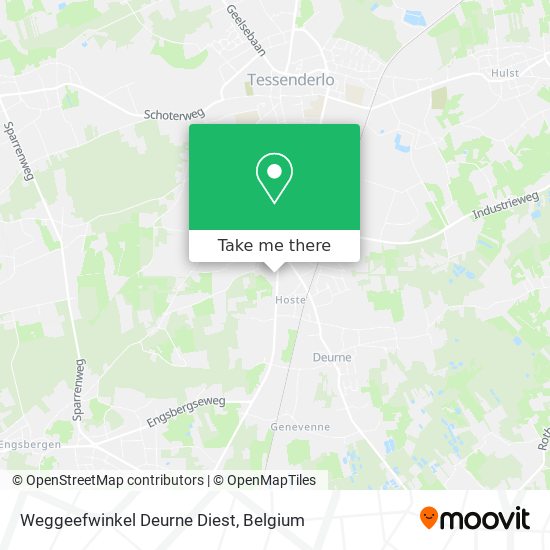 Weggeefwinkel Deurne Diest plan
