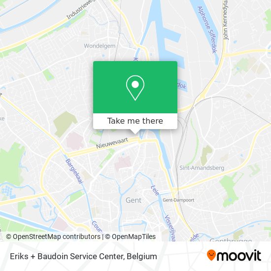 Eriks + Baudoin Service Center map