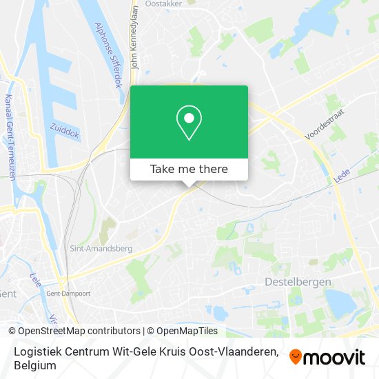 Logistiek Centrum Wit-Gele Kruis Oost-Vlaanderen plan