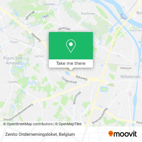 Zenito Ondernemingsloket map