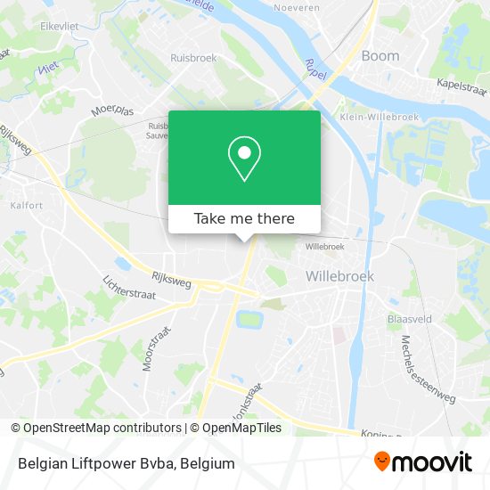 Belgian Liftpower Bvba map