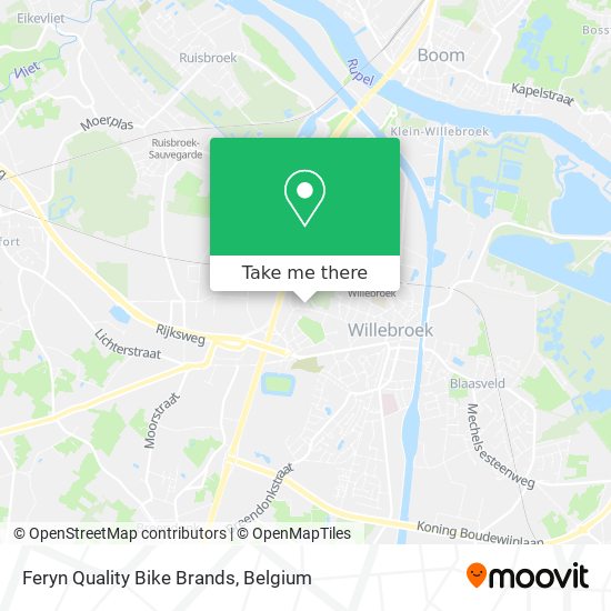 Feryn Quality Bike Brands map