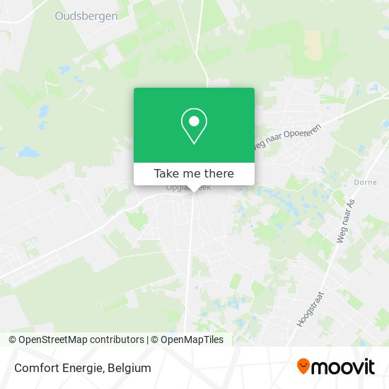 Comfort Energie map