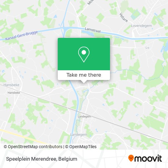 Speelplein Merendree map