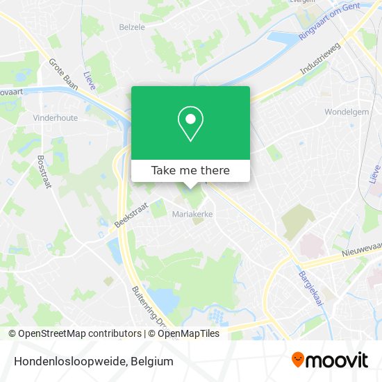 Hondenlosloopweide map