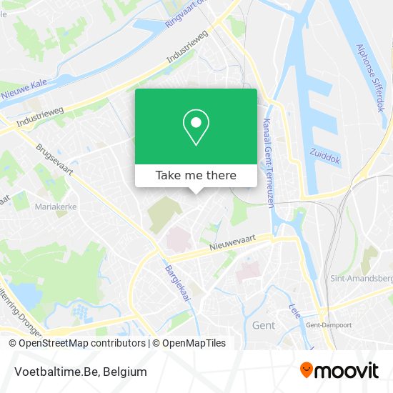 Voetbaltime.Be map