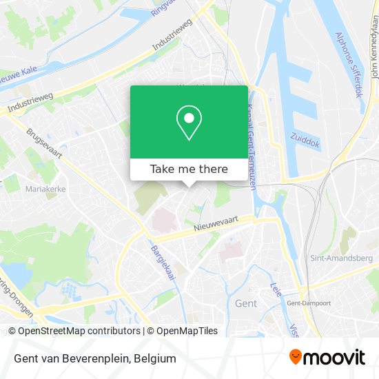 Gent van Beverenplein plan