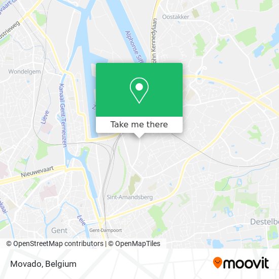 Movado map