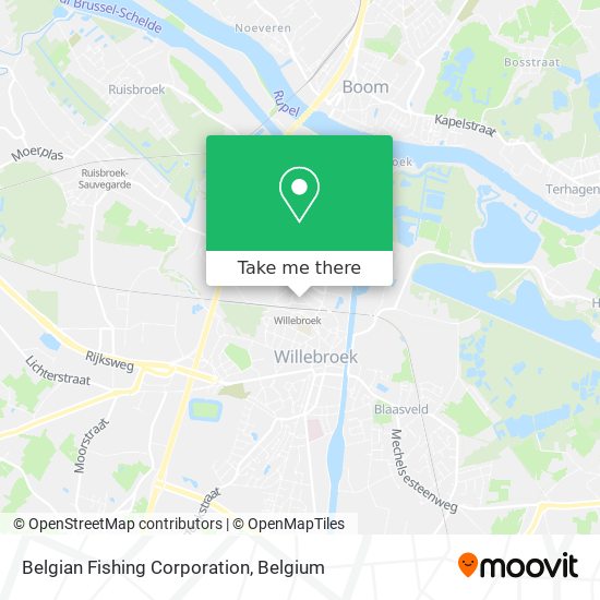 Belgian Fishing Corporation map