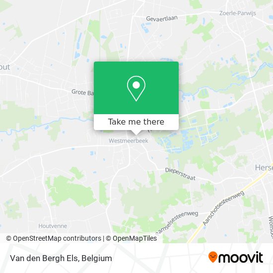 Van den Bergh Els map