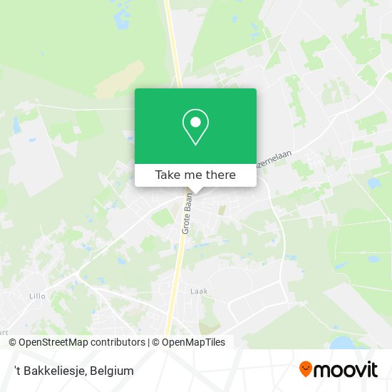 't Bakkeliesje map