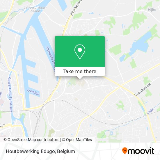 Houtbewerking Edugo map