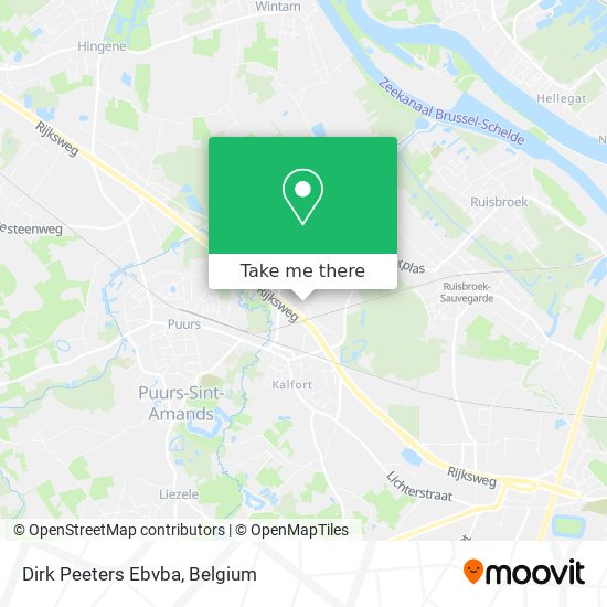 Dirk Peeters Ebvba map