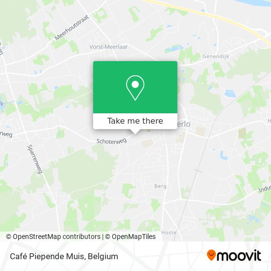 Café Piepende Muis map