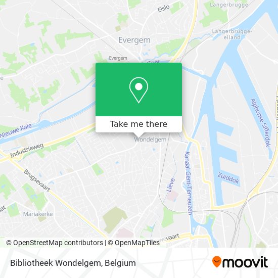 Bibliotheek Wondelgem plan