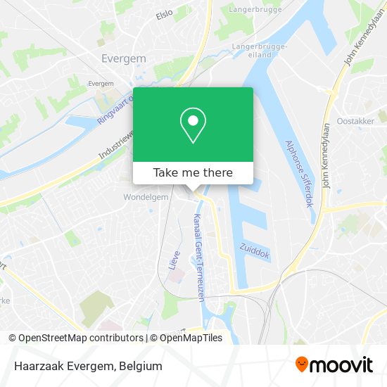 Haarzaak Evergem plan