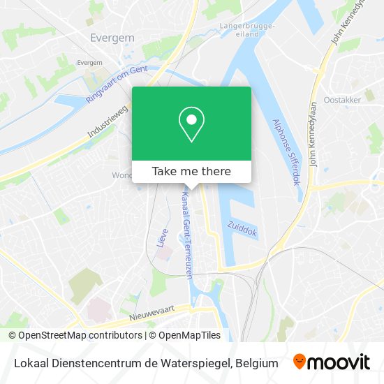Lokaal Dienstencentrum de Waterspiegel map
