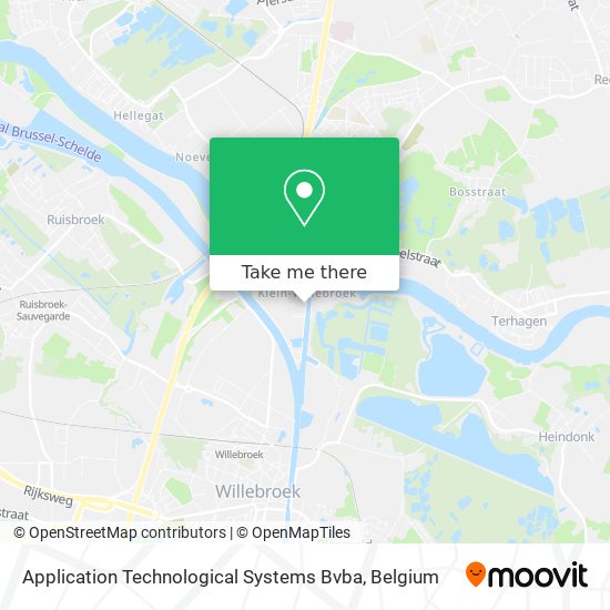 Application Technological Systems Bvba map