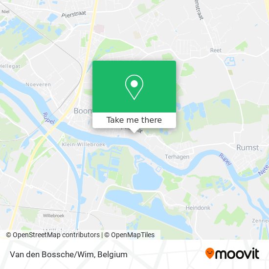 Van den Bossche/Wim map