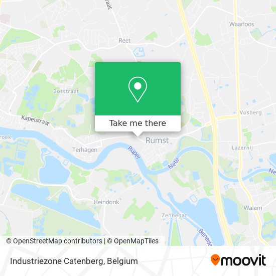 Industriezone Catenberg map