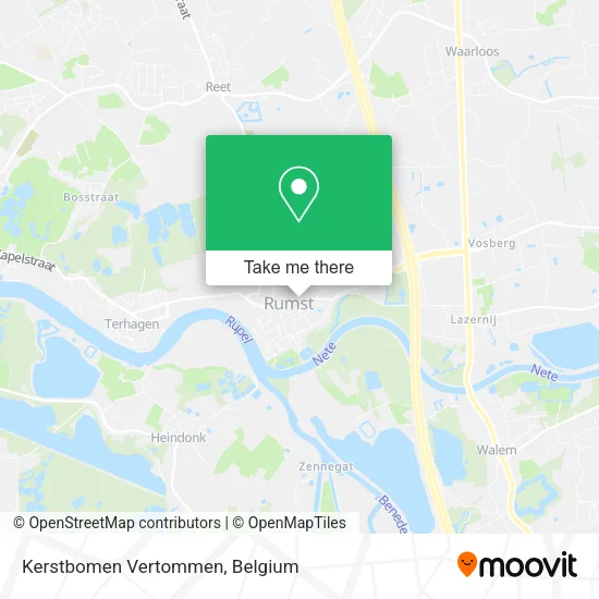 Kerstbomen Vertommen map