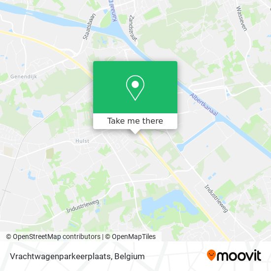 Vrachtwagenparkeerplaats plan