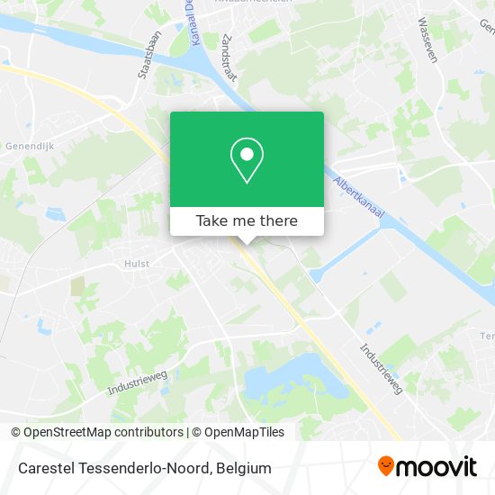 Carestel Tessenderlo-Noord map