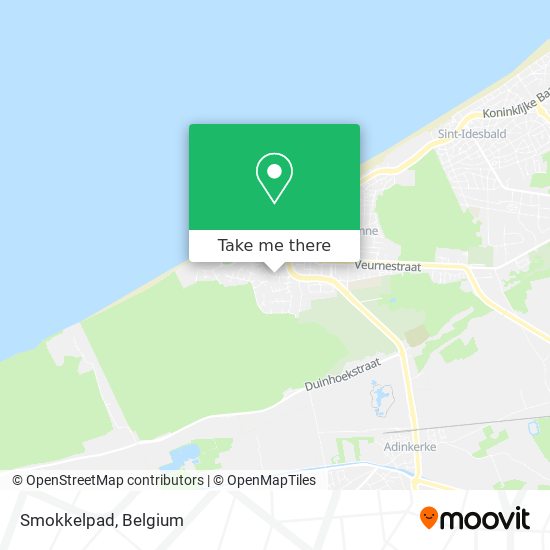 Smokkelpad map