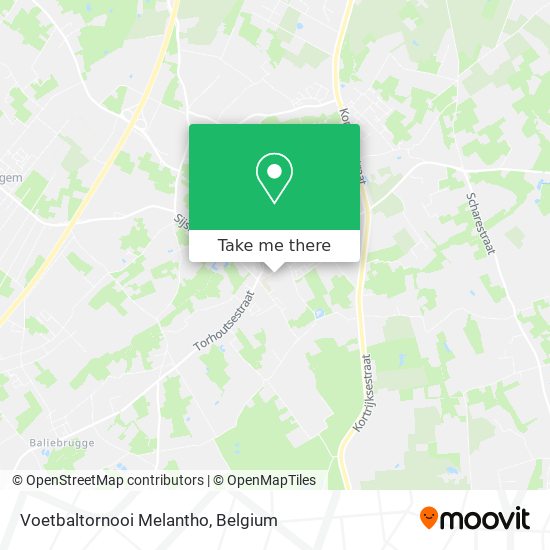 Voetbaltornooi Melantho map