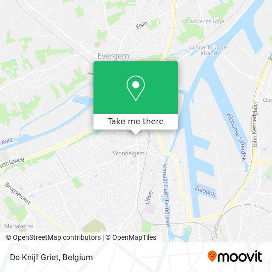 De Knijf Griet map