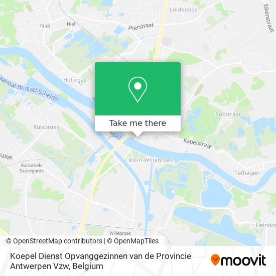 Koepel Dienst Opvanggezinnen van de Provincie Antwerpen Vzw map