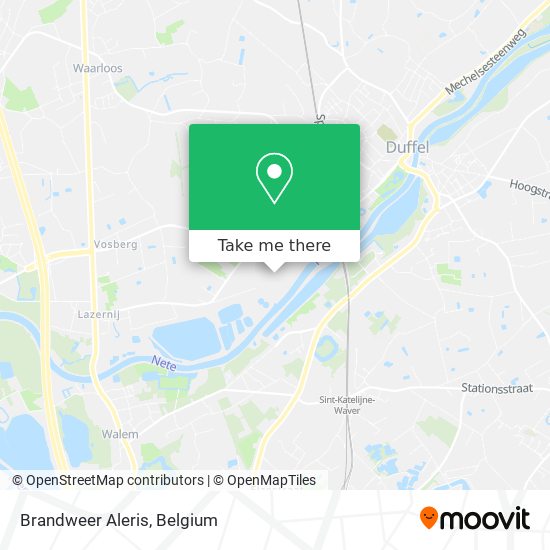 Brandweer Aleris map