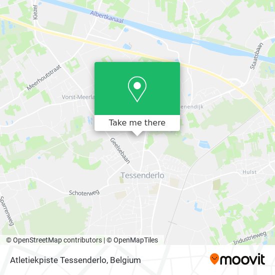 Atletiekpiste Tessenderlo map