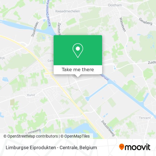 Limburgse Eiprodukten - Centrale map