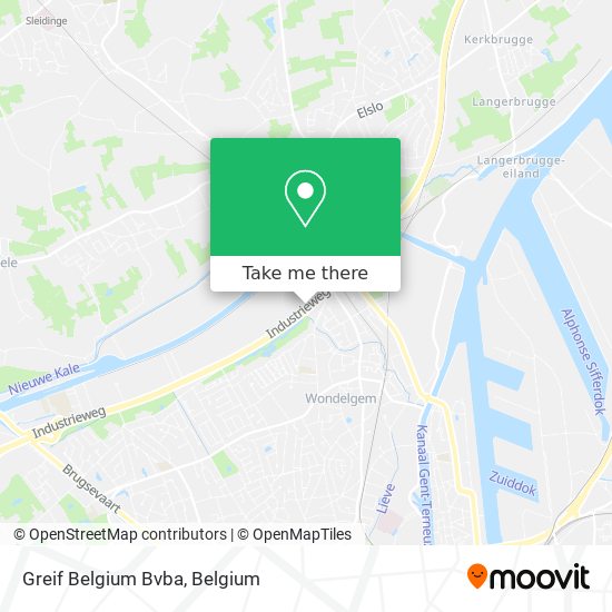 Greif Belgium Bvba map