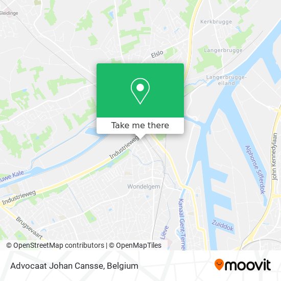 Advocaat Johan Cansse map