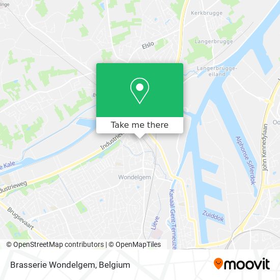 Brasserie Wondelgem plan