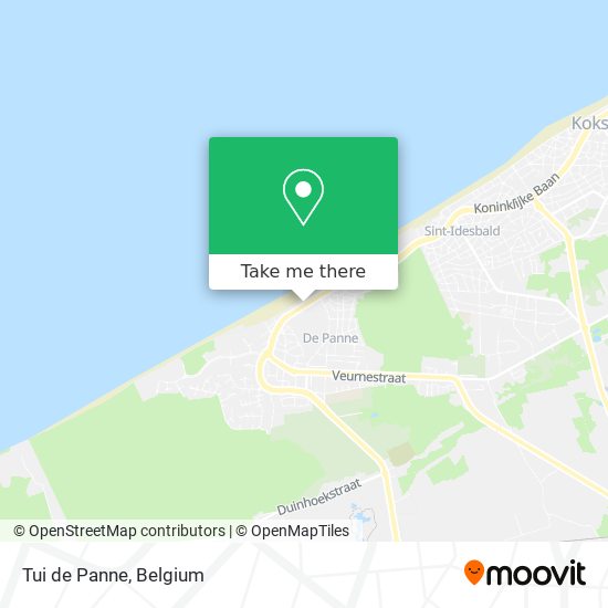 Tui de Panne map