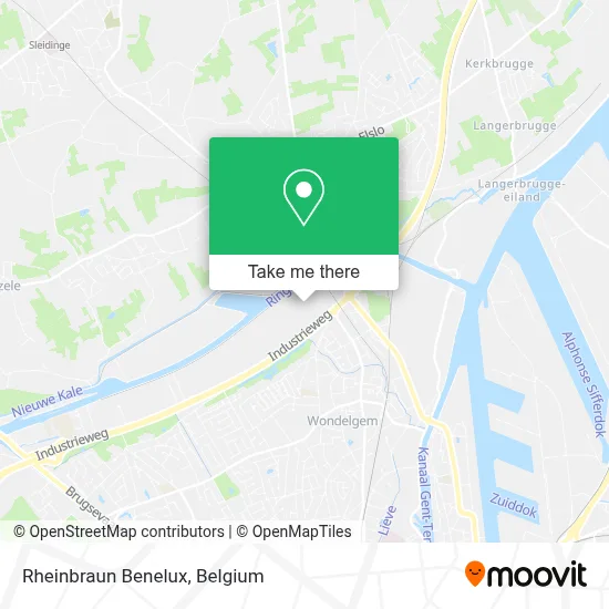 Rheinbraun Benelux map