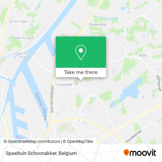 Speeltuin Schoonakker map