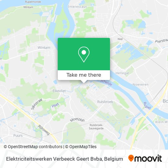 Elektriciteitswerken Verbeeck Geert Bvba plan