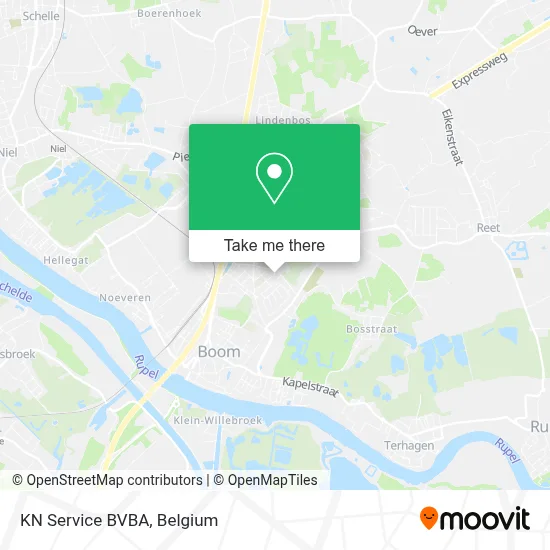KN Service BVBA map