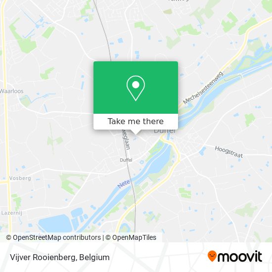 Vijver Rooienberg plan