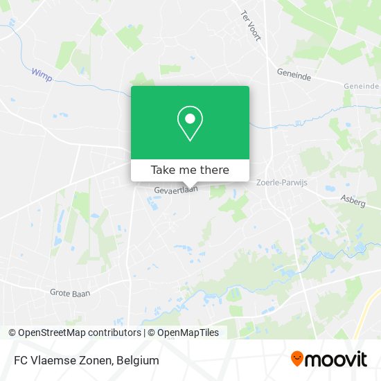 FC Vlaemse Zonen map