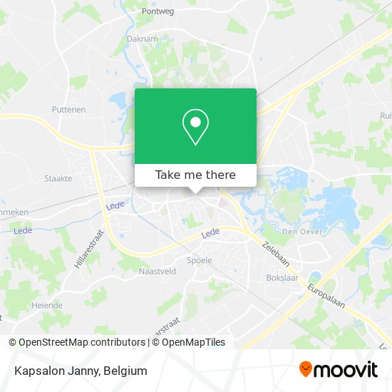 Kapsalon Janny map