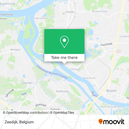 Zeedijk map
